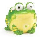 TOBY TOAD SHAPED CERAMIC PLANTER