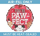 9&quot; FLAT YOUR&#39;RE PAW-FECT MINI BALLOON