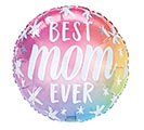 17&quot; BEST MOM EVER OMBRE AND STARS