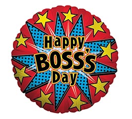 17&quot; HAPPY BOSS&#39;S DAY FOIL BALLOON