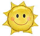 27&quot; PACKAGED SMILING SUN SHAPE BALLOON