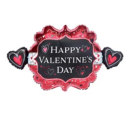 39&quot;PKG HAPPY VALENTINE&#39;S DAY BALLOON