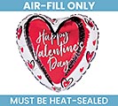 9&quot;FLAT LOVE IS ALL VALENTINE&#39;S DAY HEART