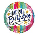 Related Product Image for 4&quot; INFLATED BIRTHDAY PAINTED STRIPES 