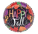 17&quot; HAPPY FALL LEAVES BALLOON