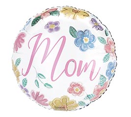 17" MOM SKETCHY FLOWERS