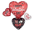 36&quot;PKG HVD STACKED HEARTS
