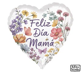 36&quot;PKG SPA FELIZ DIA MAMA JUMBO HEART