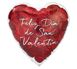 36&quot;SPA FELIZ DIA DE SAN VALENTIN JUMBO