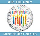 Related Product Image for 4&quot; FLAT BIRTHDAY CANDLES ROUND 