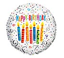 9&quot; INFLATED BIRTHDAY CANDLES ROUND