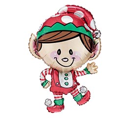 36&quot;PKG HOLIDAY JOLLIES ELF SHAPE