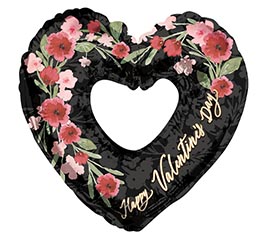 36"PKG FLOWERS EVER AFTER HVD OPEN HEART