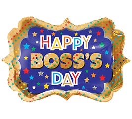 28&quot;PKG HAPPY BOSS&#39;S DAY MARQUEE SHAPE