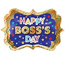 28&quot;PKG HAPPY BOSS&#39;S DAY MARQUEE SHAPE Image