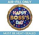 Related Product Image for 9&quot; FLAT HAPPY BOSS&#39;S DAY GOLD BORDER 