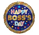 Related Product Image for 17&quot; HAPPY BOSS&#39;S DAY GOLD BORDER 