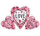 Related Product Image for 36&quot; PKG HVD HEART TRIO SHAPE 