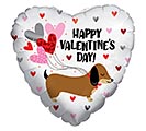 Related Product Image for 17&quot; HVD DOG WITH HEART BALLOONS HEART 