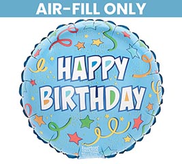 9" SELF-SEALING HAPPY BIRTHDAY BALLOON