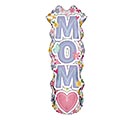 Related Product Image for 28&quot; PKG MOM FLORAL STACKED LETTERS SHAPE 