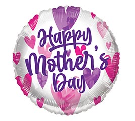 17&quot; HMD MOTHER&#39;S DAY HEARTS ROUND