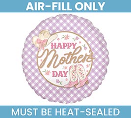 9&quot; FLAT HMD COQUETTE COWGIRL MOTHER&#39;S