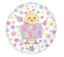 9" INFLATED SWEET PETALS HAPPY EASTER