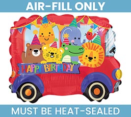 14" FLAT HBD PARTY ANIMAL CAR SHAPE
