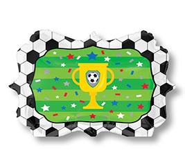 28" PKG SPO SOCCER TILE MARQUEE SHAPE