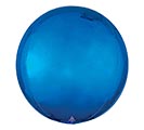 16&quot; SOLID BLUE ORBZ BALLOON