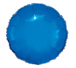 17&quot; METALLIC BLUE ROUND SHAPE