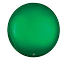 16&quot; SOLID GREEN ORBZ BALLOON