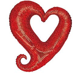 33&quot;LUV RED HEART