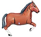 14&quot;INFLATED BROWN HORSE MINI SHAPE