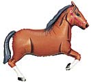 34&quot;BROWN HORSE SHAPE
