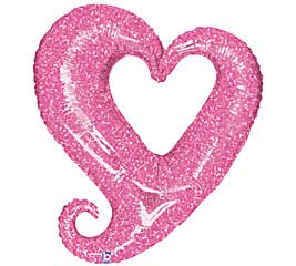 33&quot;LUV PINK HEART