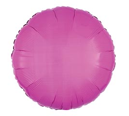 17&quot; BRIGHT BUBBLE GUM PINK ROUND SHAPE