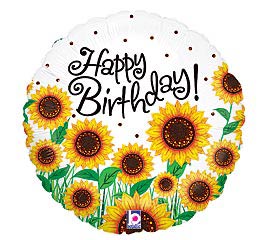 18&quot;PKG HBD SUNNY SUN