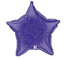 21&quot; HOLO PURPLE STAR