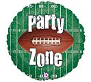 18&quot; PACKAGED &quot;PARTY ZONE&quot; FOOTBALL FIELD