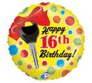 18&quot;PKG 16TH HBD KEYS