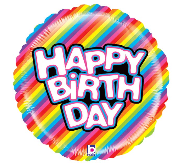Buy 21 Mighty Bright Birthday Balloons - Top Quality | burton + BURTON