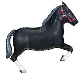 34&quot; BLACK HORSE SHAP