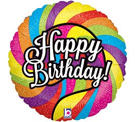 18&quot;PKG HBD LOLLIPOP