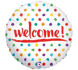18&quot;PKG WELCOME DOTS