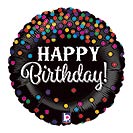 18&quot;PKG HBD GLITTERING BIRTHDAY CONFETTI