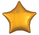 20&quot; METALLIC GOLD STAR SHAPE Image