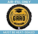 9&quot; CONGRATS GRAD MUST FILL WITH AIR ONLY
