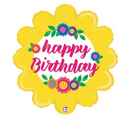 24&quot;PKG FLOWER BIRTHDAY